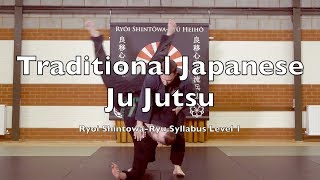 54 JuJutsu Techniques  Self Defence Syllabus  Traditional Japanese Ju Jutsu Ryu [upl. by Jdavie]