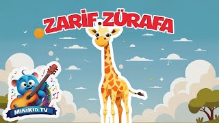 Zarif Zürafa  MiniKid TV  Eğlenceli Çocuk Şarkıları [upl. by Ylak]