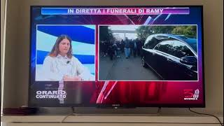 quotOrario Continuatoquot Antenna 3 con Valentina Tarricone il funerale di Ramy Elgaml [upl. by Hbahsur]