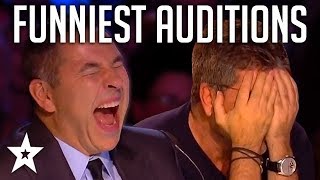 TOP 10 FUNNIEST Auditions And Moments EVER On Britains Got Talent  Got Talent Global [upl. by Kym220]