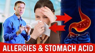 How do Allergies Start – Stomach Acid amp Allergies Explained by DrBerg [upl. by Pete]