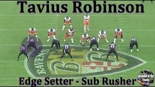 Tavius Robinson BREAKOUT GAME  All Snaps  Ravens vs Broncos [upl. by Refenej]