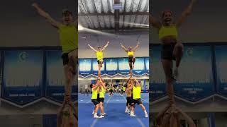 The Worlds Tallest Flyers🥹 cheer cheerleading sports love life [upl. by Montford]