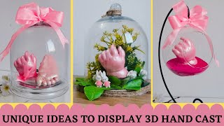 How to Showcase 3D Hand amp Feet CastDiy Baby Hand amp Foot Casting Frame DiyWith Pranali [upl. by Dysart]