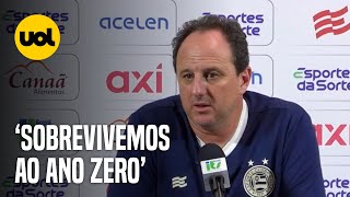 ROGÉRIO CENI COMEMORA PERMANÊNCIA DO BAHIA NA SÉRIE A 90 MINUTOS QUE VALERAM UM ANO [upl. by Ahselef]