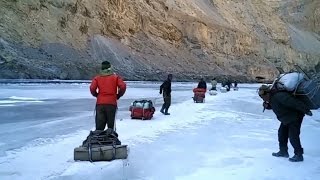 Chadar Trek Zanskar Ladakh  Thrilling Walk on the Frozen River  Planet Ladakh [upl. by Artamas]