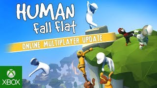 101 real Play human fall flat game multiplayer with friends on androidiOS [upl. by Haorbed]