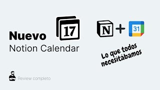 Notion Calendar  la actualización MÁS IMPORTANTE de Notion hasta ahora [upl. by Ttirb]