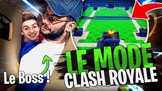 Lebouseuh rejoue à Clash Royale sur Fortnite Créatif avec la Team Croûton [upl. by Akir]