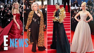 2024 Cannes Film Festival The BIGGEST Stars on the Red Carpet  E News [upl. by Wareing584]