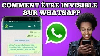 Comment être invisible sur Whatsapp [upl. by Nojel]