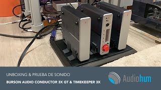 Burson Audio Conductor 3X GT amp Timekeeper 3X GT  UNBOXING amp ANÁLISIS [upl. by Nydroj]