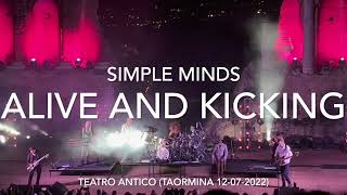 Simple Minds  Alive And Kicking Live in Taormina 12072022 4K [upl. by Aicercal]