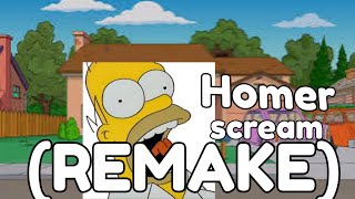 homer scream remake [upl. by Gerri]