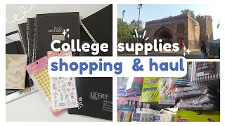 DARYAGANJ STATIONERY MARKETCOLLEGE SUPPLIES SHOPPING VLOG  HAUL 2022 college fresher [upl. by Innes]