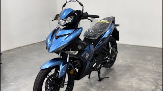 Yamaha Y15ZR 2024  Blue Walkaround  Indoor [upl. by Heloise]