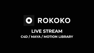 Rokoko LiveStream  4920  Motion Library C4D MAYA [upl. by Stewart]