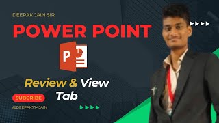 PowerPoint ka Review aur View Tab Aasan Samajh [upl. by Eelanaj]