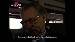 Interview with Ettore Sottsass jr Antenna 5 TV April 1991 [upl. by Neelac]