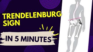 Trendelenburg sign  Abductor mechanism  In FIVE minutes [upl. by Akirdnuhs]