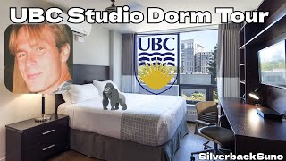 My UBC Dorm Room Tour  Studio College Dorm Room Tour at Walter Gage Apartments [upl. by Llesram760]