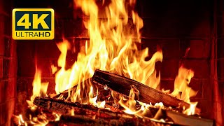 🔥 Cozy Fireplace 4K 12 HOURS Fireplace with Crackling Fire Sounds Crackling Fireplace 4K [upl. by Oninotna]