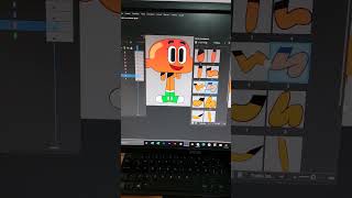 rigging adobe animate rigging animation cartoonnetwork [upl. by Neerual]