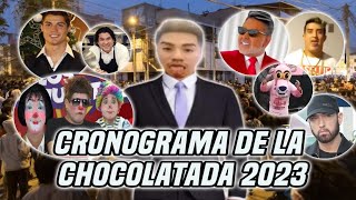 Cronograma de la Chocolatada de SIDERAL 2023 [upl. by Ardnauqal315]