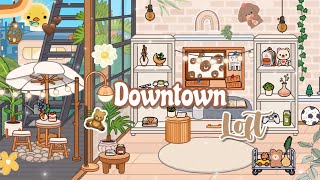 ✨Downtown Loft 🌼Toca Boca Ideas Aesthetic House Design TocaLifeWorld  Makeover [upl. by Eedeed760]