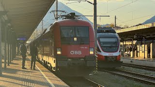 Abfahrt ÖBB IC 830 „SüdbahnExpress“ Villach Hbf  Wien Hbf in Villach Hbf 30102024 4K HDR [upl. by Enahsed]