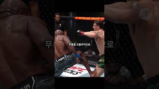 UFC 최초 오블리킥 KO 상대방 무릎 작살내는 칼릴 라운트리 [upl. by Attezi]