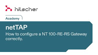 Gateway configuration – Hilscher NT 100RERS [upl. by Ahsenauq]