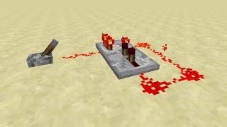 Minecraft How to make a Simple Redstone Comparator Clock 111 Tutorial [upl. by Michaelina]