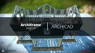 ARCHICAD amp ArchiFrame  Add  On [upl. by Nedla354]