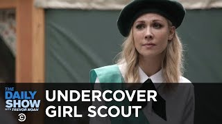 Undercover Girl Scout  The Daily Show [upl. by Eimmak]