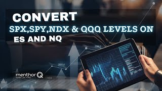 How to convert SPX SPY NDX QQQ to ES and NQ [upl. by Daye573]