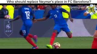 Who should replace Neymar in FC Barcelona  Griezmann Coutinho Dembele Mbappe [upl. by Zuleika]