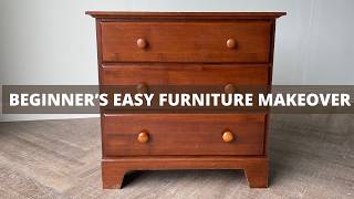 Amazon Furniture Makeover for BEGINNERS  5 EASY Steps [upl. by Niddala]