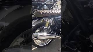 ROYAL ENFIELD INTERCEPTOR 650 STOCK EXHAUST SOUND ENGINE RUMBLING SELF START SOUND [upl. by Hourihan]