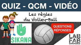 Quiz  QCM  Volley ball  Les règles [upl. by Libnah444]