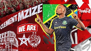 مهارات و أهداف كليمنت مزيزي مهاجم الوداد الجديد ، clement mzize wydad star [upl. by Jacobah]