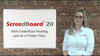 ScreedBoard 20 with Underfloor Heating Installation Guide Refurbished [upl. by Suellen]