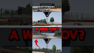 Wide vs Narrow Mirror FOV simracing iracing [upl. by Eivol]