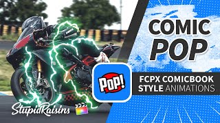 Comic Pop  64 Final Cut Pro X Comic Book Style Animations [upl. by Erbas]