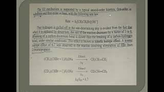 Mechanism of bimolecular elimination reactions Part 2 [upl. by Wandis]