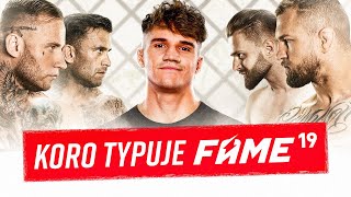 🗣KORO FAME 19 EVENT W MOIM TYPIE👊  TYPOWANIE FAME MMA 19 [upl. by Anemij]