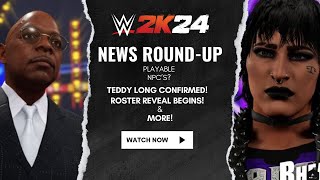 WWE 2K24  News Roundup Playable NPC’s Teddy Long confirmed Ratings reveal begins and more [upl. by Ackler]