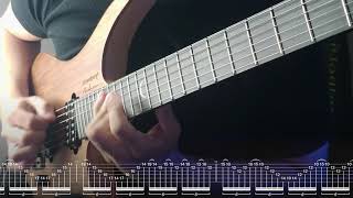 Altitudes  Jason Becker  Sweep Arpeggio SCREEN TABS [upl. by Klina505]