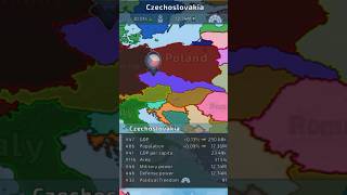 Czechoslovakia 19181938 borders in Dummynation 🇨🇿🇸🇰 [upl. by Ellevehc]