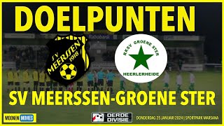 RUIME OVERWINNING SV MEERSSEN OP GROENE STER IN LIMBURGSE DERBY [upl. by Danyette]